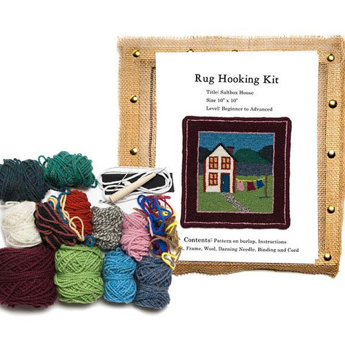 DEAR MODEL Latch Hook Kit, Rug Hooking Kits Adult Unfinished Carpet Gifts  Hook Rugs Kits for Adults Suitable for DIY Beginners,20 X 15, (cat)