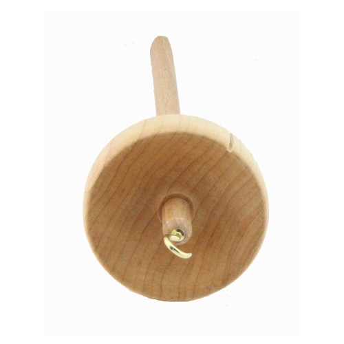 Revolution Fibers Premium Artisan Top Whorl Drop Spindle for Beginner & Advanced Hand Spinning - 11 inch Shaft | 3.25 inch Whorl Diameter | Multi-Wood