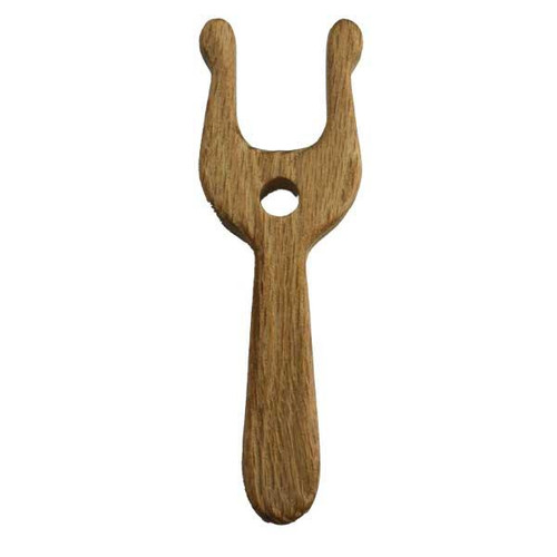 1 Set Handheld Wooden Knitting Fork Lucet Tool Weaving Braiding Cordmaking