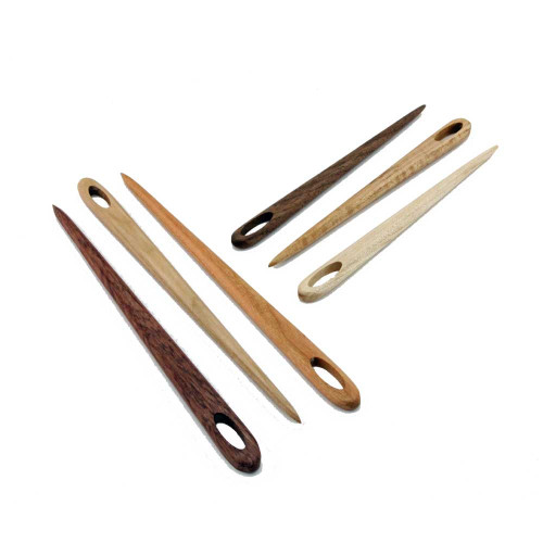 HGYCPP 7Pcs Hand Weaving Loom Sticks Set Contains Weaving Needles