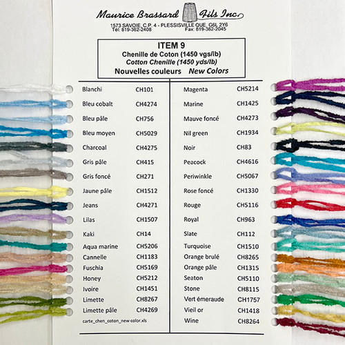 Baby Soft® Yarn: Color Card