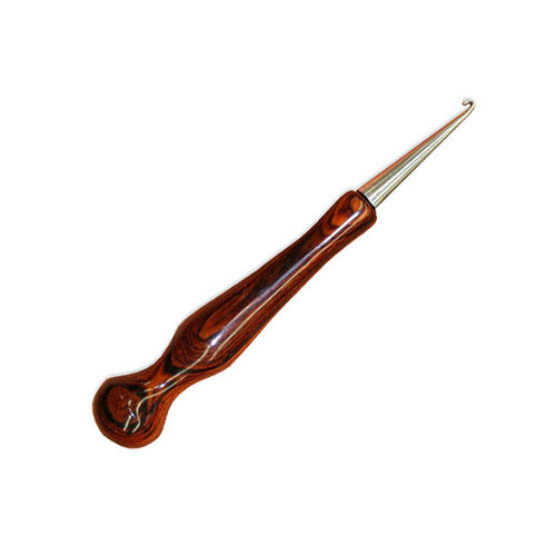 Nancy Miller Fat Shank Ergo Cocobolo Handle Hook | Woolery