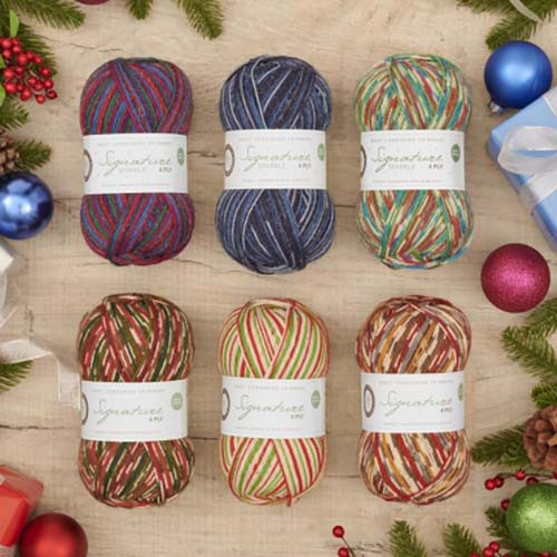 Signature 4-Ply Christmas Sock Yarn  The Woolery