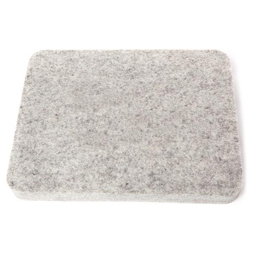 SECONDS SALE - 100% Pure Wool Needle Felting Mat - Large – Grey