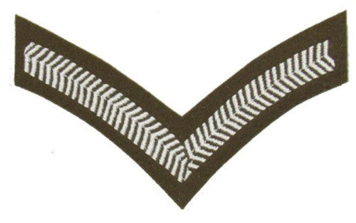 Chevron Lance Corporal Stripes Future Army Dress FAD Military Rank 1 Bar