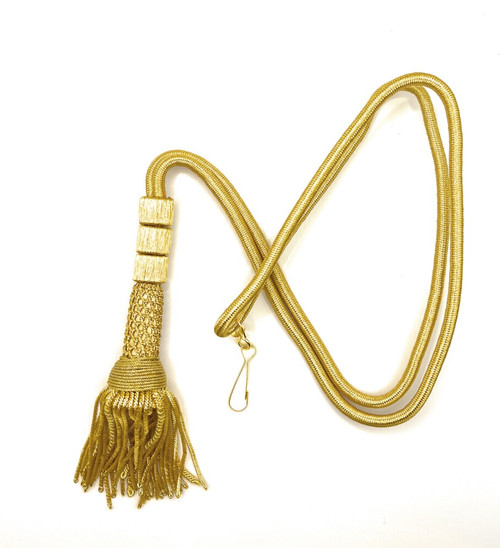 Cord Gold Rope Bishops Tassle Liturgical Cord Cincture for Cross, 32 Inch
