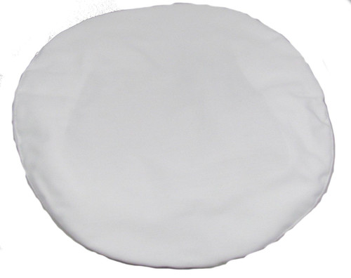 Cap Cover One Size White Cotton Headwear Will fit 10.5 inch wide Top only