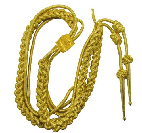 Aiguillette Gold Mylar Army Air Force Navy R141