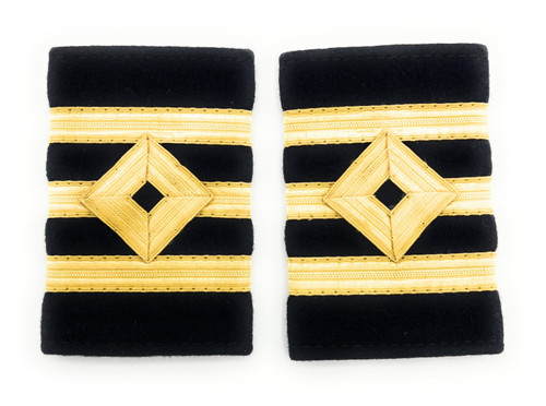 Epaulettes Merchant Navy Slip On Soft For Chief Officer