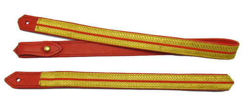 Infantry Sword Slings Long & Short  Gold with Red  R373