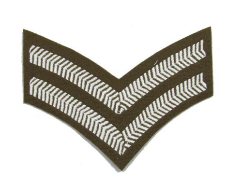 Chevron Corporal Stripes Future Army Dress FAD Military Rank 2 Bars