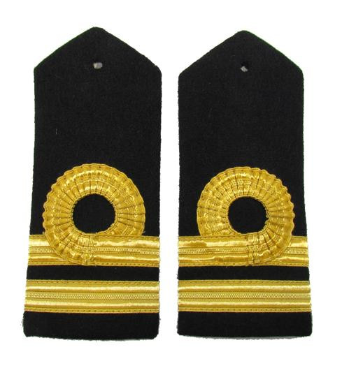 Epaulette Curved hard 1 curl,1 bar gold,Navel with Laces at back