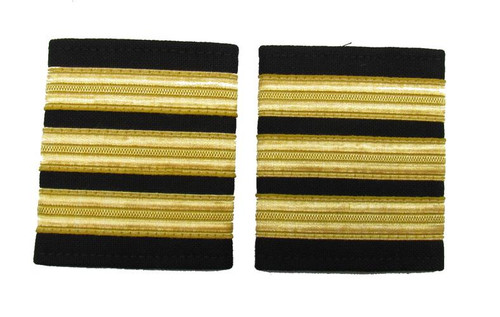 Epaulette Pilot Captain First officer 3 X1/2 gold