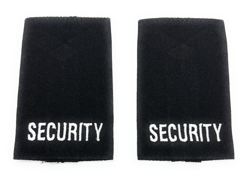 Epaulette Security Epaulette Slider Sold Pair Black Epaulettes