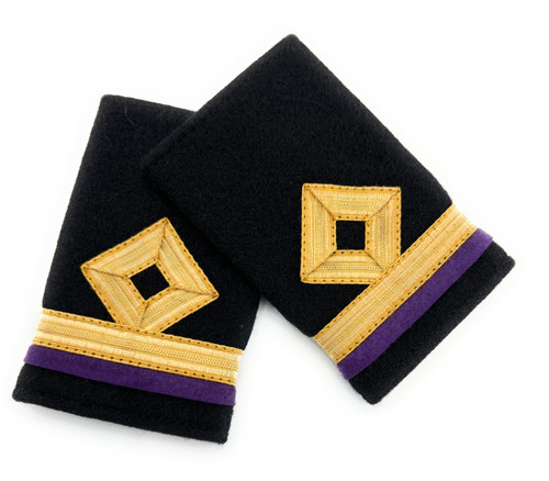 Epaulette Merchant Navy Fourth Engineer Diamond 1 Bar Slip On