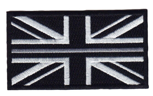 Thin Grey Line Union Jack Hook & Loop backed patch Emergency Services UK 