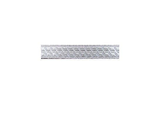 Braid Silver mylar BNS 13mm Rank marking Lace Trim