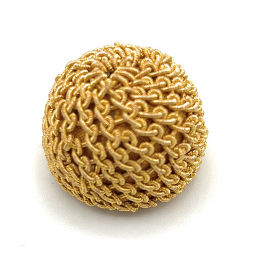 Buttons Crochet Button Gold 25mm Uniform Accessories Sold Single