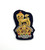 Badge Staff Officer Cap Badge Kings Crown Gold Black