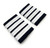 Pilot Captain, Silver Strips Epaulettes, Airline, Cabin Crew 4 Bars Navy Blue