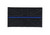 Thin Blue Line Union Jack Embroidered Black Patch-hook & Loop Backing Police UK
