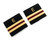 Epaulette Aircraft Engineers Gold-Maroon with E R548