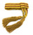 Sash Officers Waist Belt Gold Maroon with Gold Tassels R197