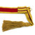 Sash Officers Waist Belt Gold Maroon with Gold Tassels R197