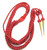 Aiguillette Red Silky with gold tags Bands Army