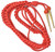 Aiguillette Red Silky with gold tags Bands Army