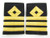 Epaulette Merchant Navy Chief officer Chief Mate Slip-on