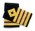 Epaulette Merchant Navy Chief Engineer Diamond 4 Bars Slip On