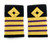 Epaulette Merchant Navy Chief Engineer Diamond 4 Bars Slip On