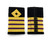 Epaulette Merchant Navy Chief Engineer Diamond 4 Bars Slip On