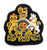 Warrant Officer Class 1 (WO1) Rank Household Cavalry British Army Badge Dark Blue Kings Crown 
