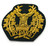 Badge  Gordon Highlanders badge Gold on Dark Green R2863