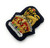 Staff Officer Beret Badge Kings Crown on Navy Blue