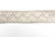 Braid Silver Mylar Oak Leaf 45 mm Rank Marking Lace Trim Sold by Meter