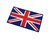 UK Union Jack National Flag Embroidered Patch Iron on Sew On Badge