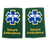 Epaulettes Green Secure Ambulance & Logo epaulette sliders Badges