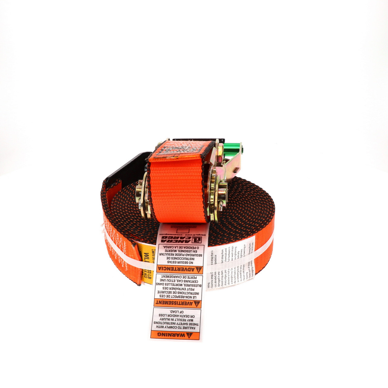 2" x 30' X-Treme Web Keeper Ratchet Strap w/Flat Hooks
