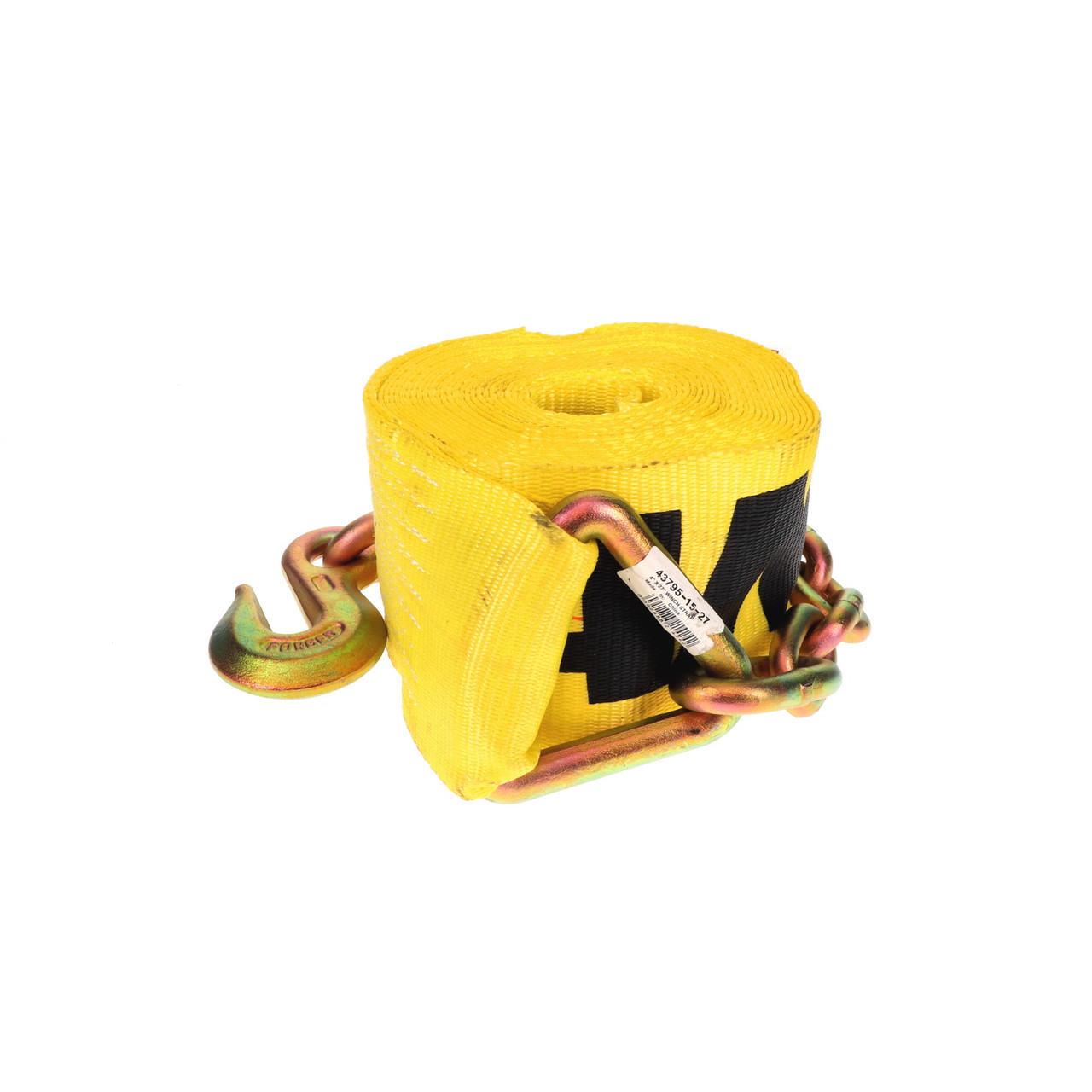 4” x 30’ Winch Strap w/Chain Anchor