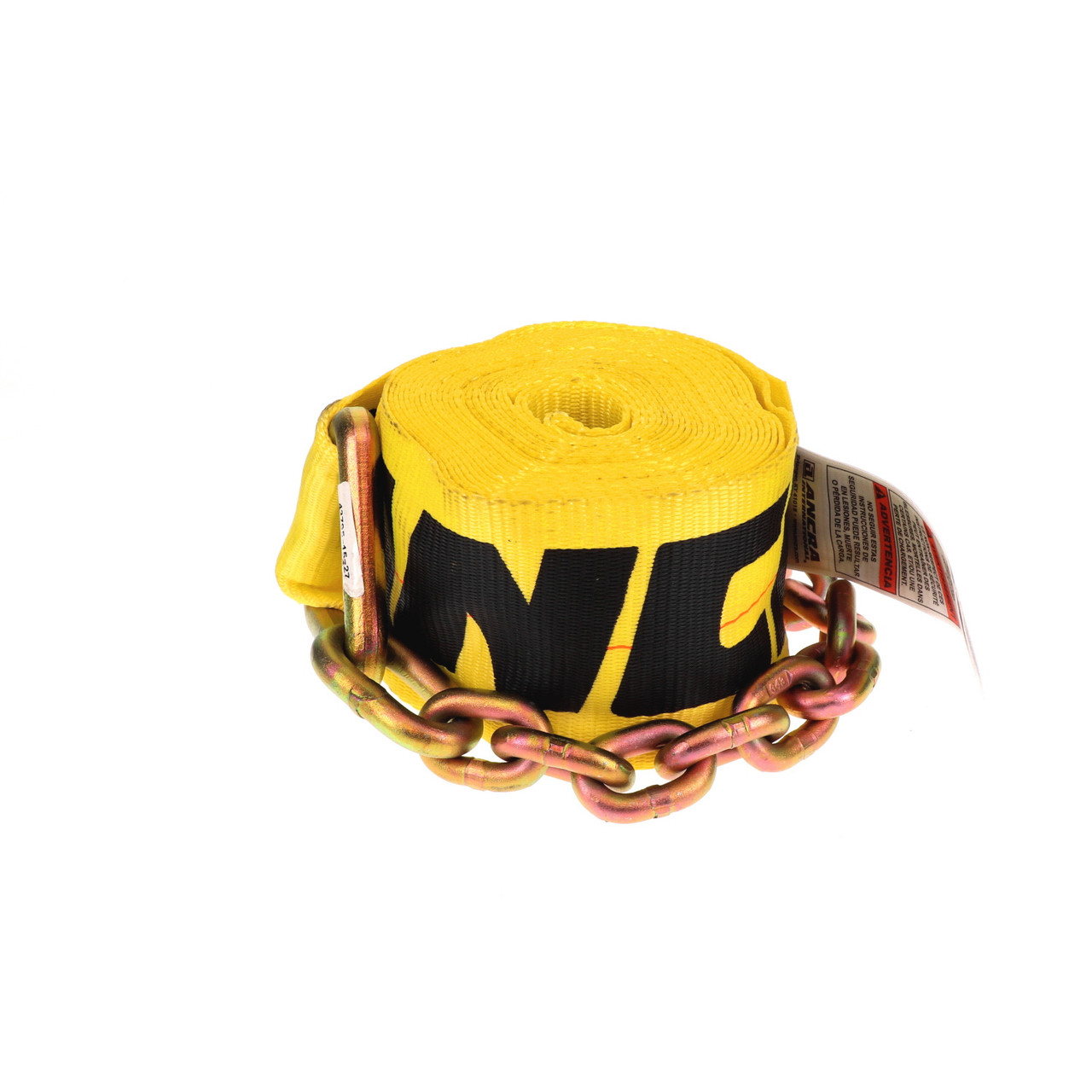 4” x 30’ Winch Strap w/Chain Anchor