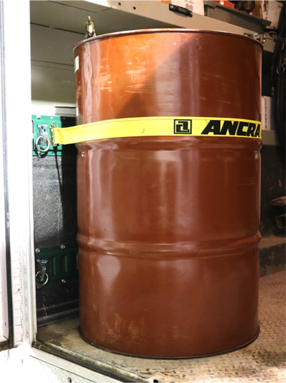 12' Heavy-Duty Yellow Ratchet Strap /Spring E Fittings