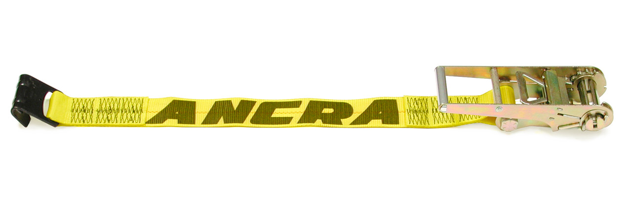 3″ x 18” Fixed End Strap w/Flat Hook and Buckle