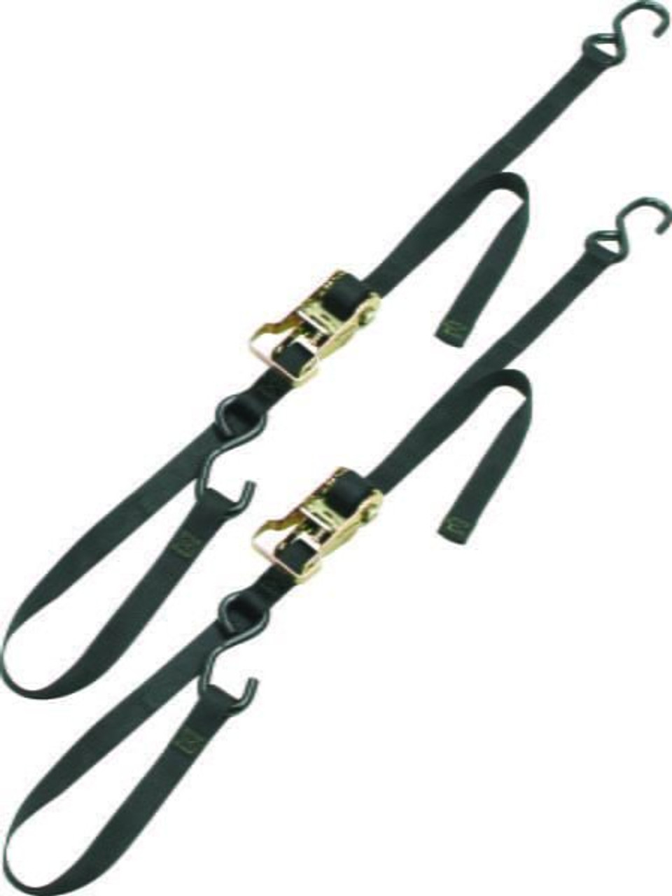 1” x 69” Integra Rat Pak Black Tie-Down, 2 Pack