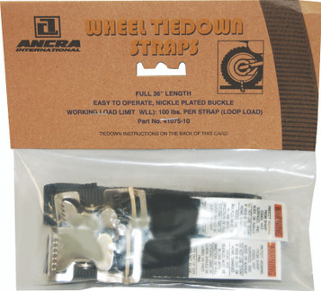 3’ Wheel Tie-Down, 2 Pack