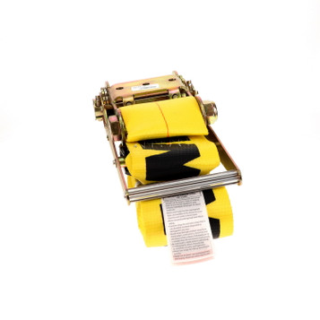 4″ x 27’ Heavy-Duty Ratchet Strap w/Flat Hooks