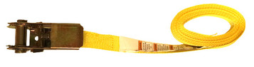 1” x 13’ Yellow Endless Ratchet Tie-Down, Bulk Bin