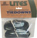 66” x 1" Lites Black Motorcycle Tie-Down, 2 Pack 66” x 1" Lites Black Motorcycle Tie-Down, 2 Pack